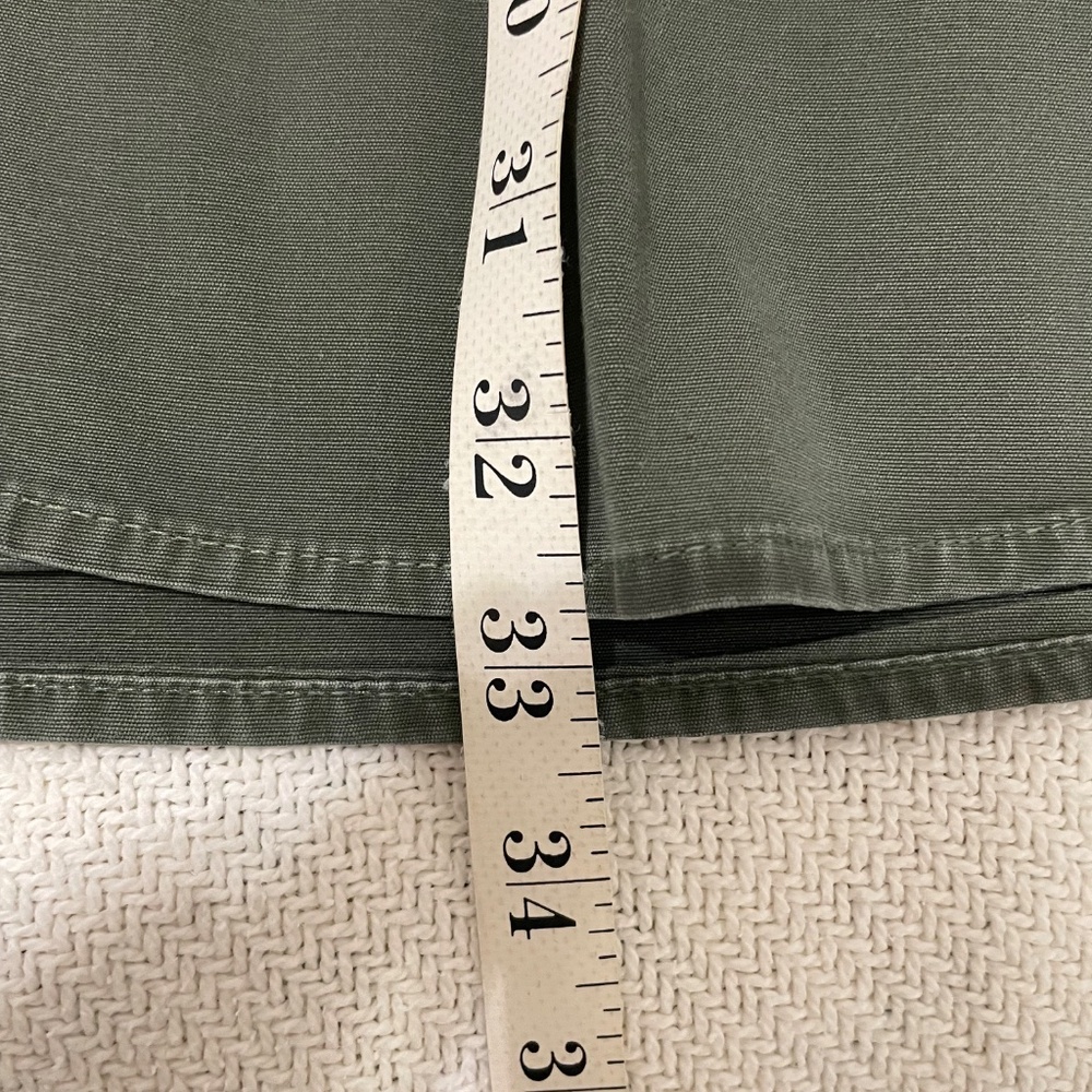 Carhartt Army Green Men’s Button Down Shirt Like New Long Sleeve XXL Big & Tall - Picture 9 of 11